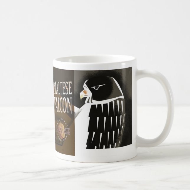 Tasse de café maltaise de faucon (Droite)