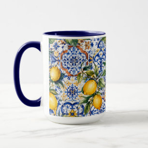 Tasse de café méditerranéenne au citron du matin -