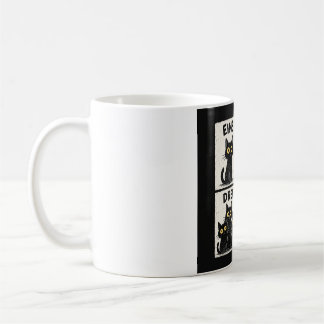Tasse de café mignonne avec des chats allemands co