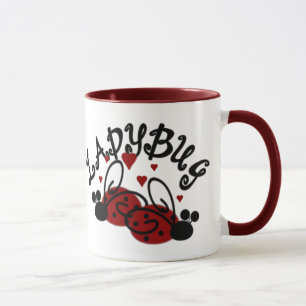 Tasse de café mignonne de coccinelle