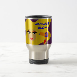 Tasse de café mignonne de "coup de lundi" de fill