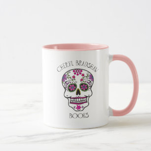 Tasse de café mignonne de crâne de sucre
