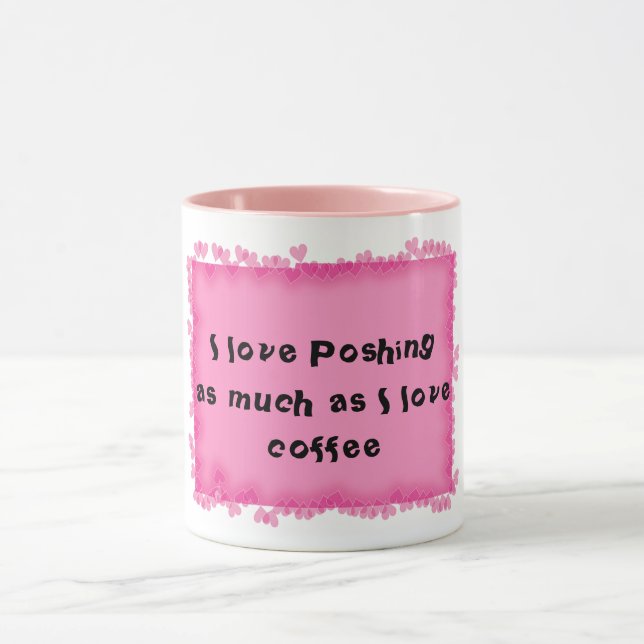 Tasse de café mignonne de Poshmark (Centre)