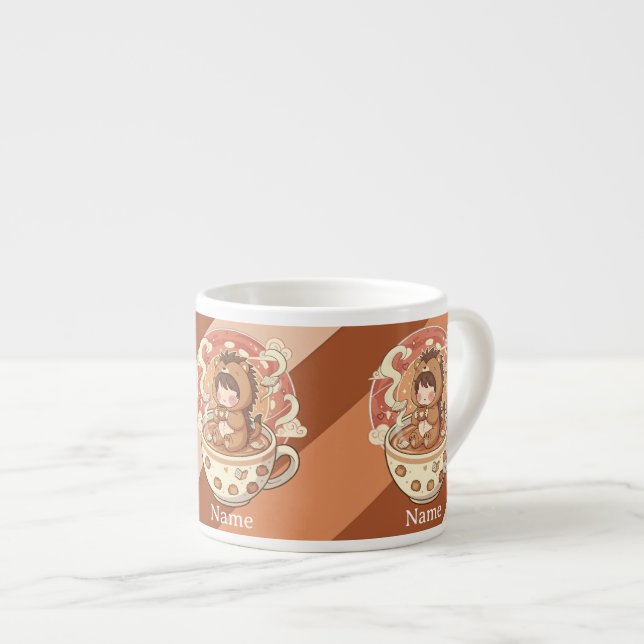 Tasse de café Mini Hérisson Expresso (Devant droit)