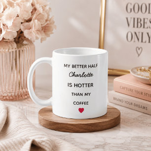 Tasse de café moderne personnalisée pour la meille