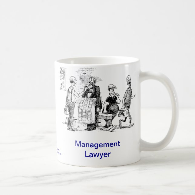 Tasse de café morte d'avocat de gestion de Lawyer™ (Droite)