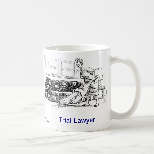 Tasse de café morte d'avocat plaidant de Lawyer™ (Droite)