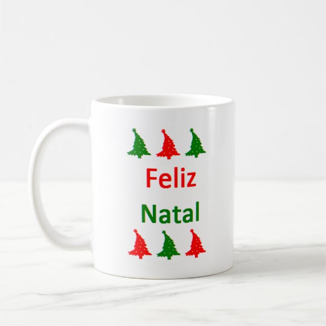 tasse de café natal feliz (Gauche)