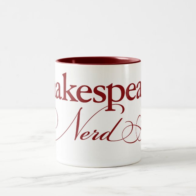 Tasse de café nerd de Shakespeare (Centre)