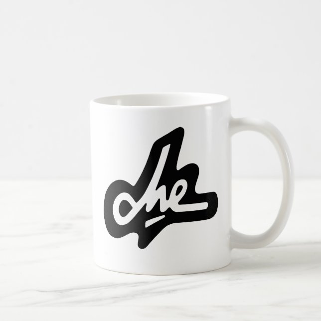 Tasse de café noire de signature de Che Guevara (Droite)