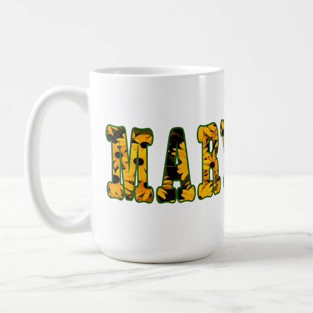 Tasse de café observée par noir du Maryland Susan (Gauche)
