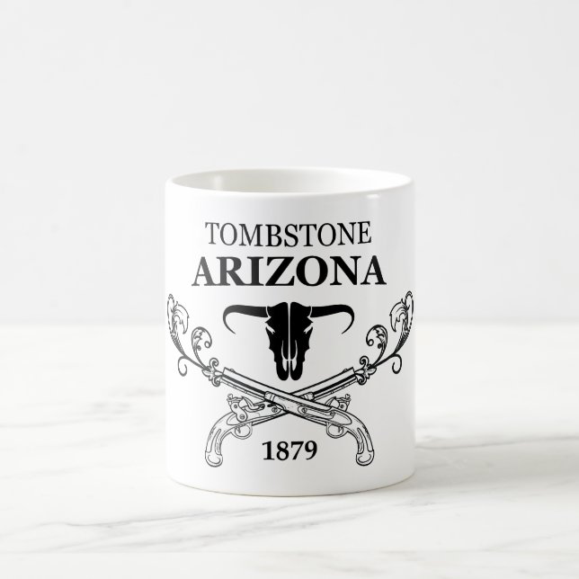 Tasse de café occidentale sauvage de l'Arizona de (Centre)