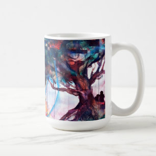 Tasse de café originale d'art d'arbre