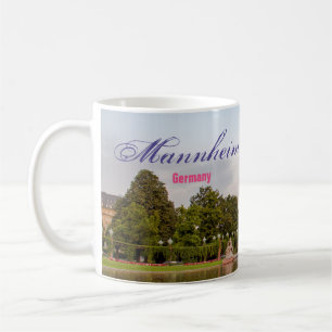Tasse de café panoramique de la tour de Mannheim A