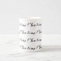 Tasse de café parfaite de temps de thé