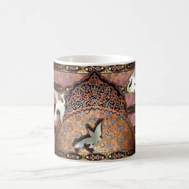 Tasse de café persane de style d'art (Centre)