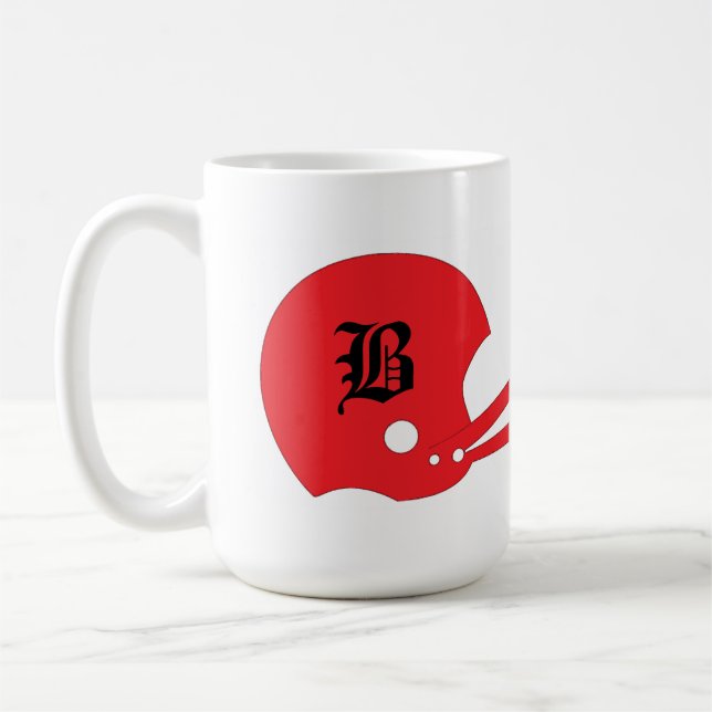 Tasse de café personnalisable du football (Gauche)