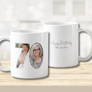 Tasse de café personnalisée avec deux photos pour