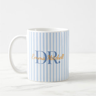 Tasse de café personnalisée avec le nom du docteur