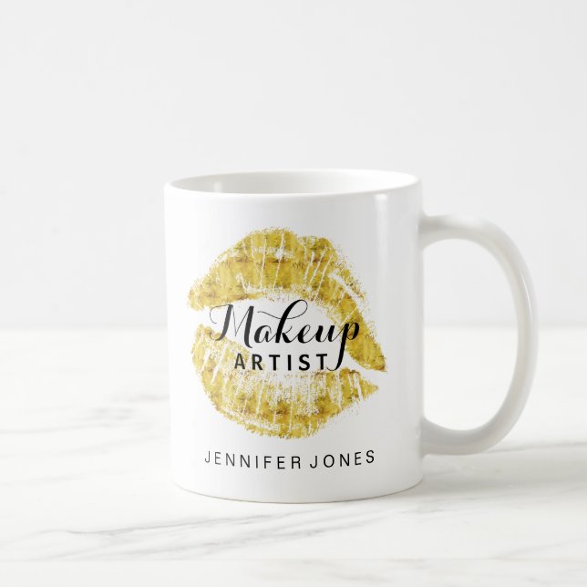 Tasse de café personnalisée de maquilleur (Droite)