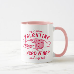 Tasse de café personnalisée drôle anti-Saint-Valen