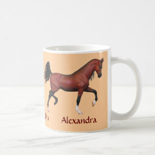 Tasse de café personnalisée par amant de cheval 