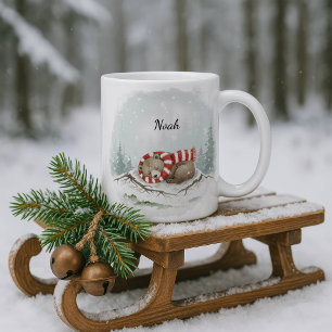 Tasse de café personnalisée pour l'hiver Sleeping