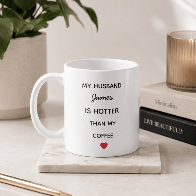 Tasse de café personnalisée pour mari moderne (Créateur téléchargé)