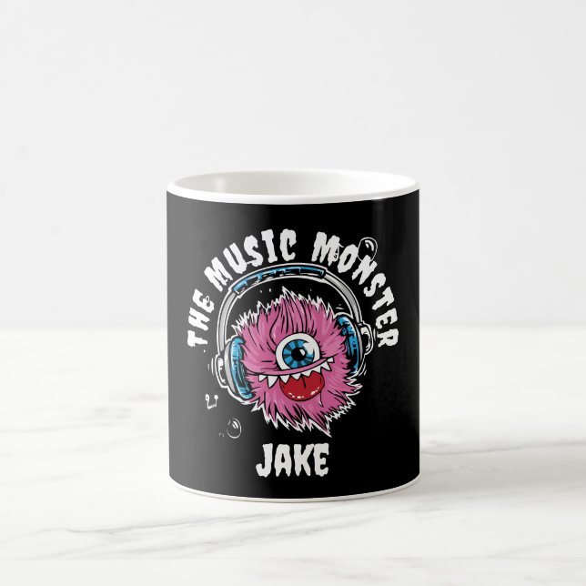 Tasse de café personnalisée The Music Monster (Centre)