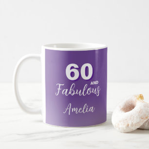 Tasse de café photo pour 60 ans et fabuleux annive