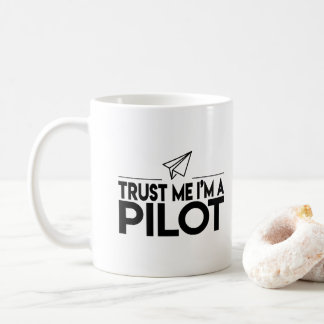 Tasse de café pilote drôle