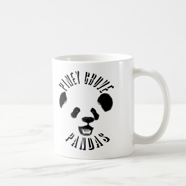 Tasse de café Piney de panda de verger (Droite)