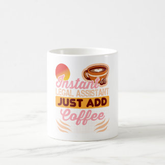 Tasse de café pour assistant juridique cadeau drôl