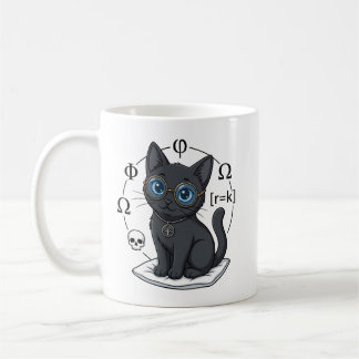 Tasse de café pour avocat Lady Justice Black Cat