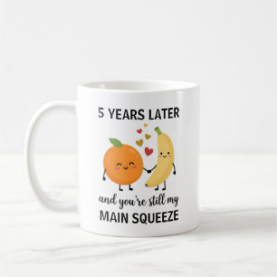 Tasse de café pour le 5e anniversaire de mariage F