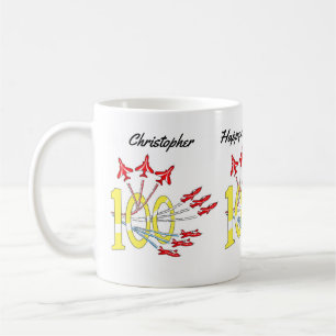 Tasse de café pour les 100 ans des avions à réacti