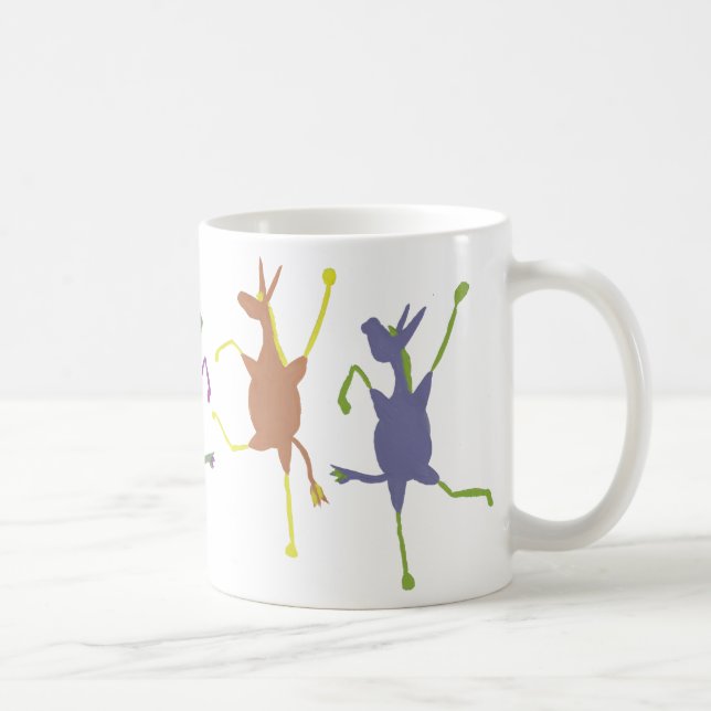 Tasse de café radieuse d'âne de Jennets (Droite)