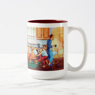 Tasse de café réveillée de défilé