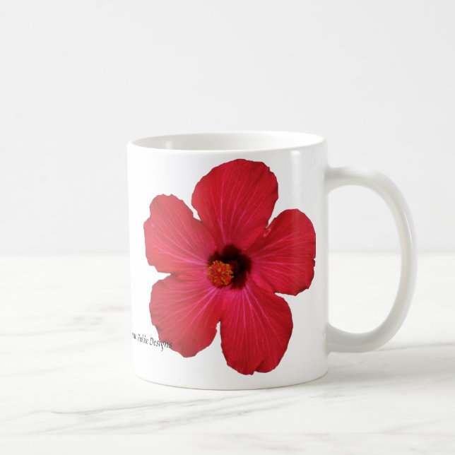 Tasse de café rouge de ketmie (Droite)