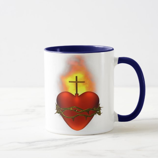 Tasse de café sacrée de coeur (Droite)