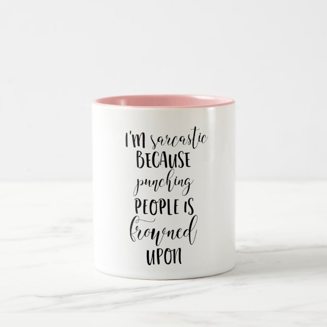 Tasse de café - sarcasme, citations drôles, (Centre)