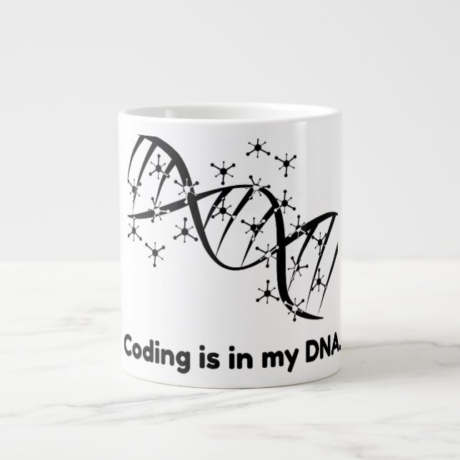 Tasse de café scientifique pour programmeur avec ' (Devant)