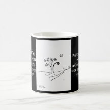 Tasse de café scripturale