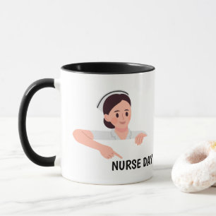 Tasse de café Simple Infirmière   infirmière en se