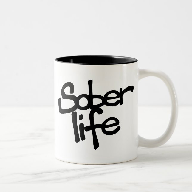 Tasse de café sobre de la vie (Droit)