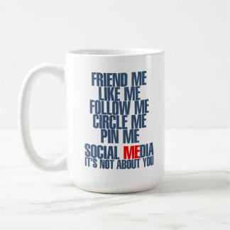 Tasse de café sociale de médias