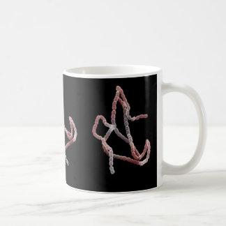 Tasse de café - streptocoque (en pastel sur le