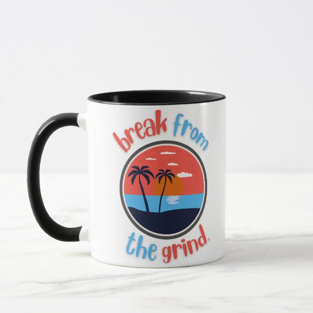Tasse de café Sunset Palms (Gauche)