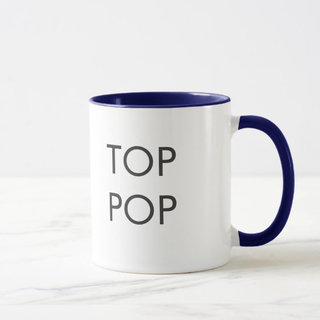 Tasse de café supérieure de bruit - gris (Droite)