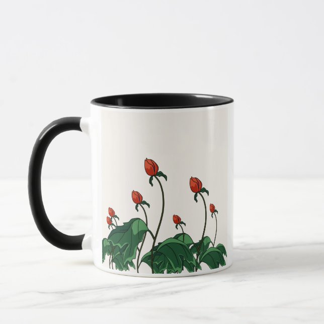 TASSE DE CAFÉ, THÉ. LAIT GOBELET TEXTE, MOTIFS NAT (Gauche)